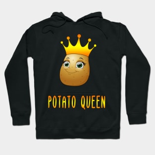 Funny Potato Queen Gift for Wife, Girlfriend, Daughter, Bestfriend. Hoodie